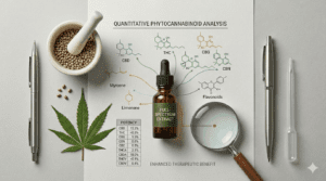 Full-spectrum hemp CBD Certificate of Analysis third-party testing